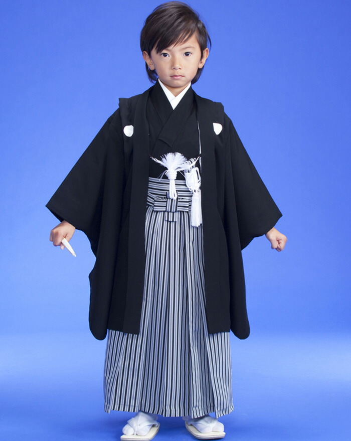楽天市場】七五三 着物 正絹 男の子 袴 セット 5歳正絹紋付羽織 袴