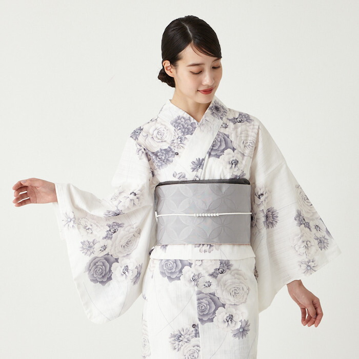 楽天市場】浴衣単品「 フラワーブーケ 」公式 ふりふ 浴衣 レディース