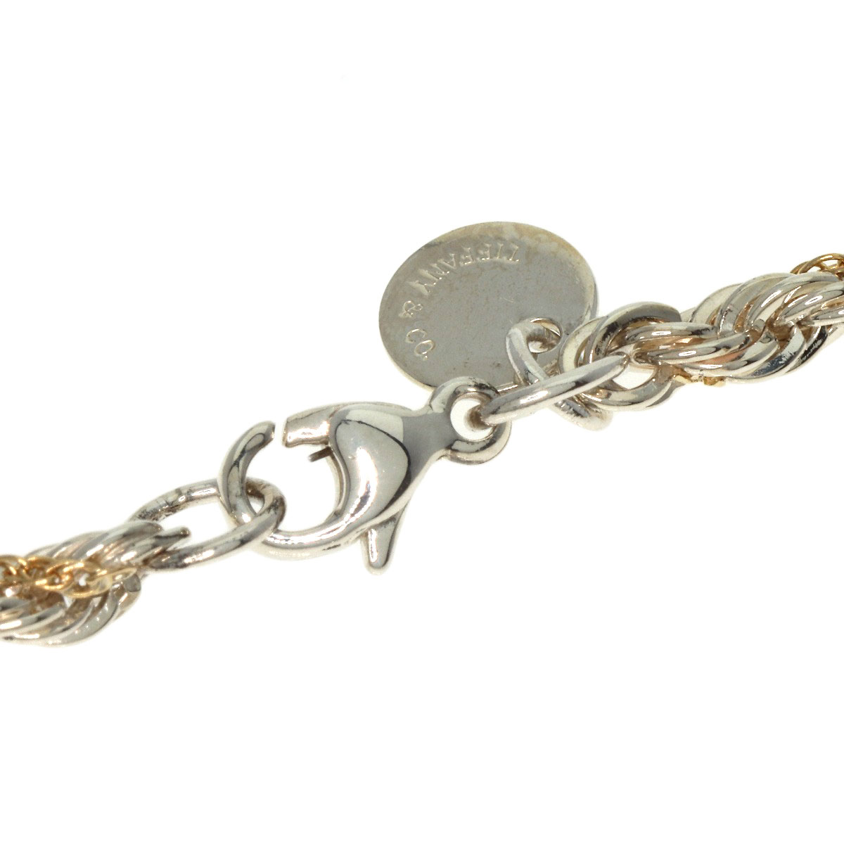 楽天市場】ティファニー ツイスト ロープ コンビ ブレスレット