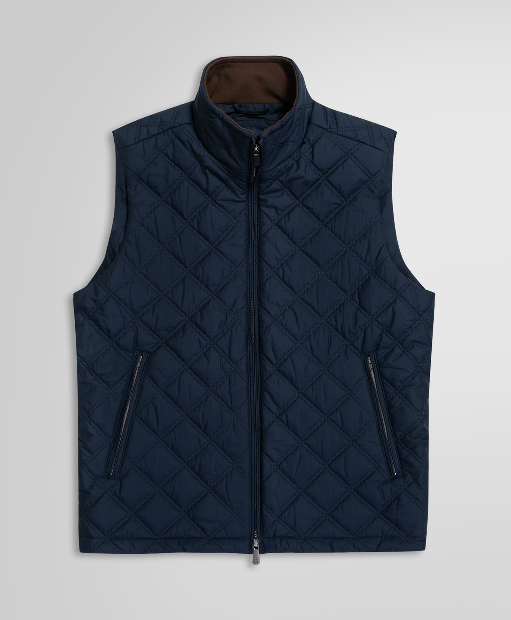 ポリエステル モックネック キルティングベスト | Brooks Brothers
