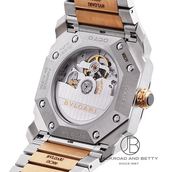 オクト ソロテンポ[BGO38WSPGD] Octo Slotempo | ブルガリ メンズ 新品