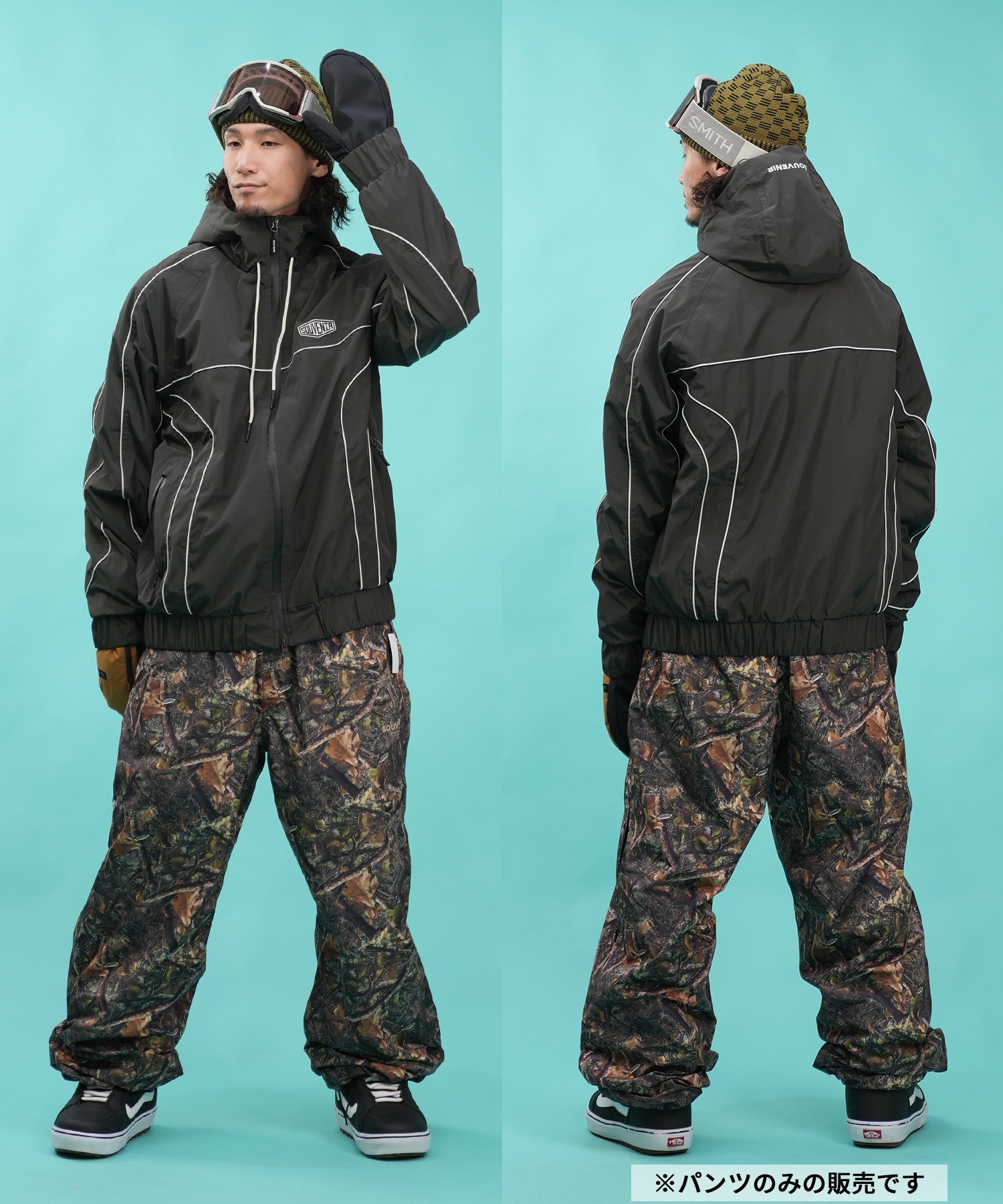 SOUVENIR スーベニア PARACHUTE スノーボード ウェア パンツ ユニ