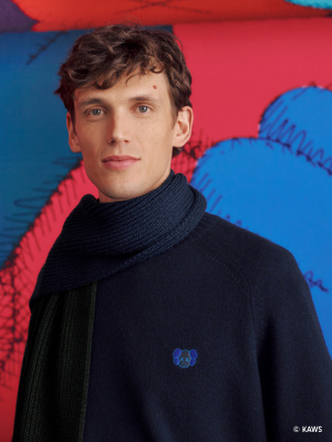 ユニクロ公式 | カウズ ウィンター ヒートテックニットマフラー