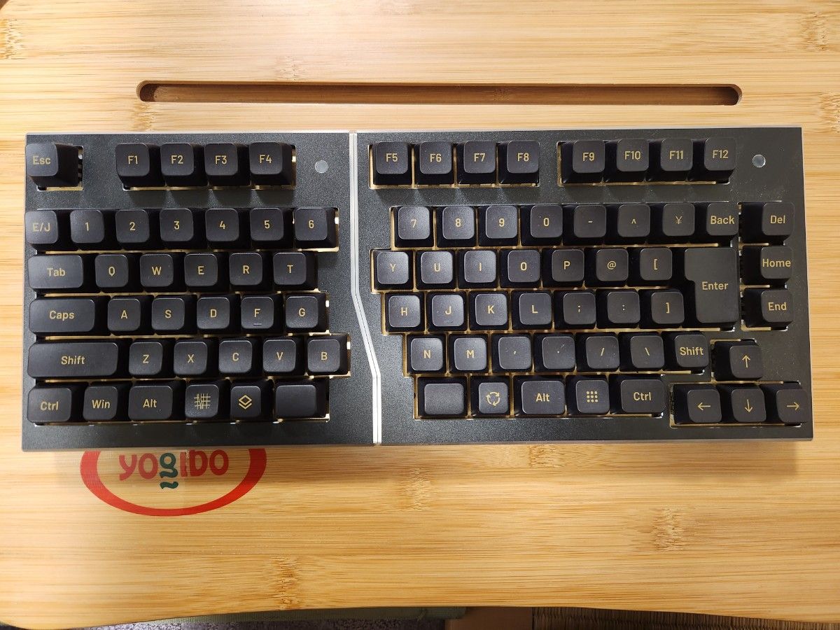 waffree 無線 完全分割 キーボード 日本語配列 テンキーレス 80