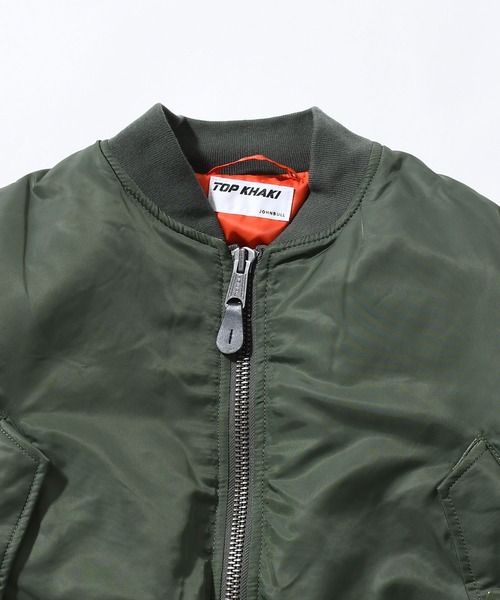 TOP KHAKI】MA-1ナイロンショートジャケット | ジョンブル公式通販