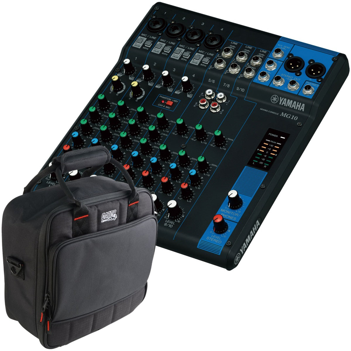 Yamaha MG10XU 10-Channel Compact Stereo Mixer/USB Interface CARRY