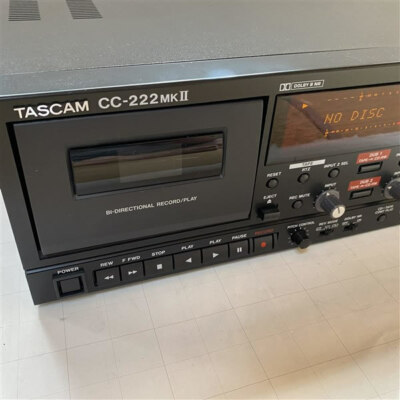 Tascam CC-222 MKII CD Recorder Cassette Deck Good Working Free