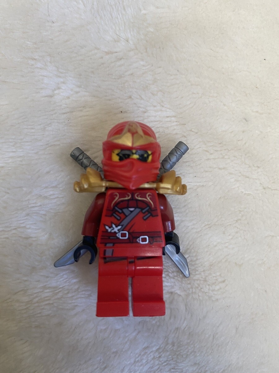 Kai ZX Armor LEGO Ninjago Minifigure Figure 2012 Black Swords Red