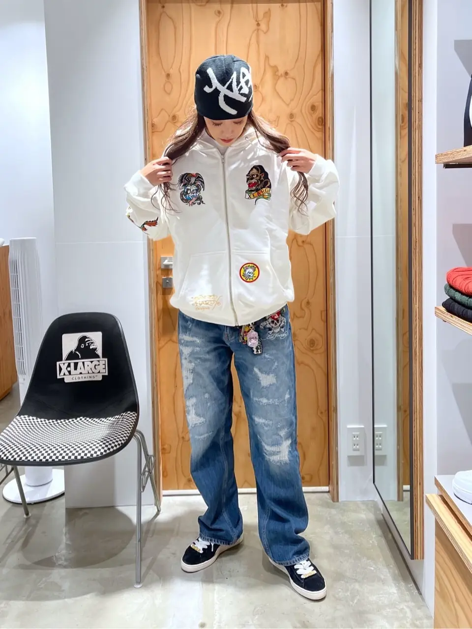 XLARGE×ED HARDY ZIP HOODED SWEATSHIRT – calif（カリフ）公式サイト