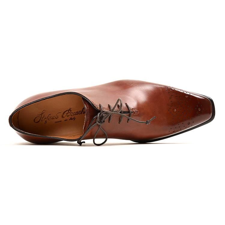 ステファノブランキーニ BS1094 VIT TRAD AVORIO ホールカット COGNAC