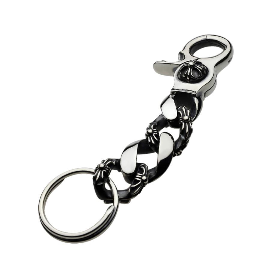 シルバーキーホルダー キーチェーン ゴシック クロス キヘイチェーン