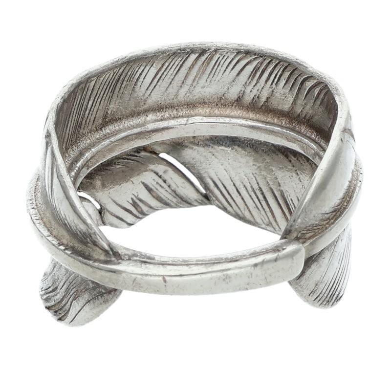 goro's（ゴローズ） サイズ:19号 プレーン特大フェザー リング 中古