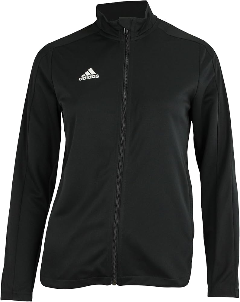 Amazon.com: adidas Kids Sport Warm Up Track Jacket, Black/White