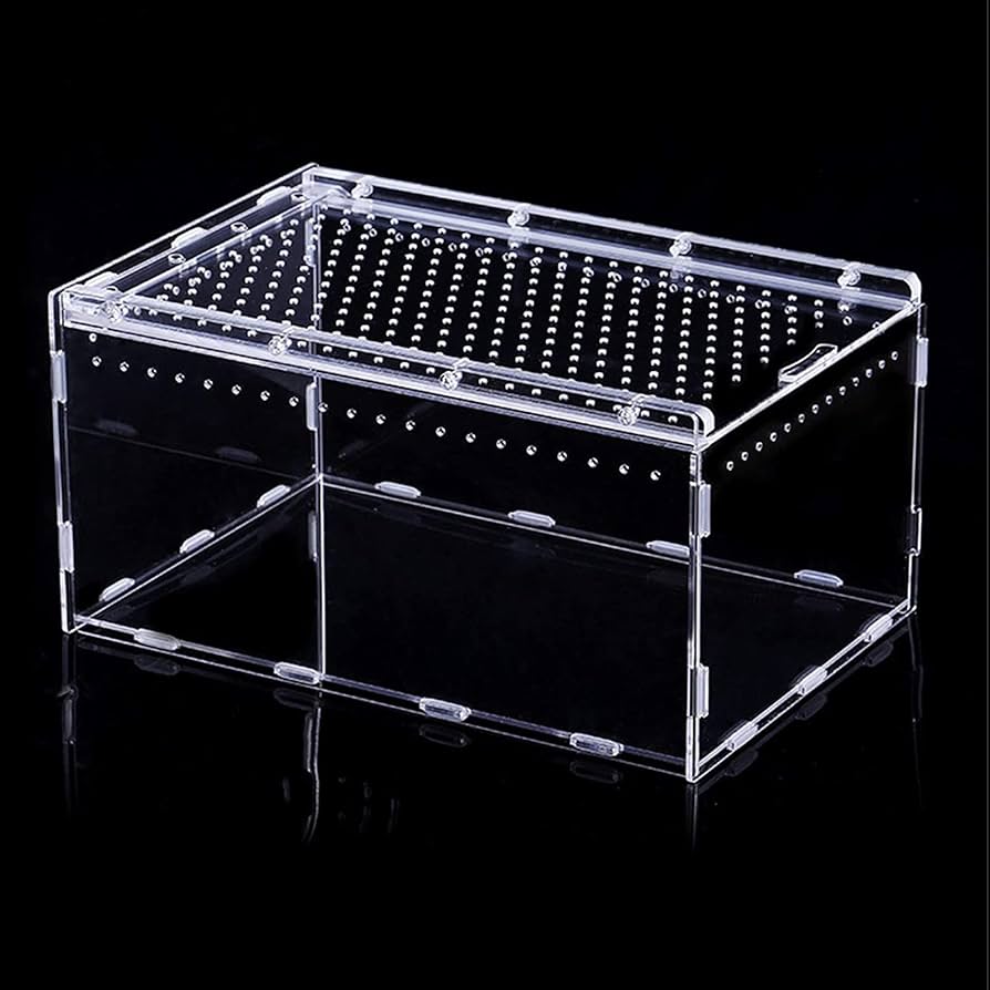 Amazon | SAYPANLAR 爬虫類 ケージ 30 × 20 × 15 CMレプタイルボックス