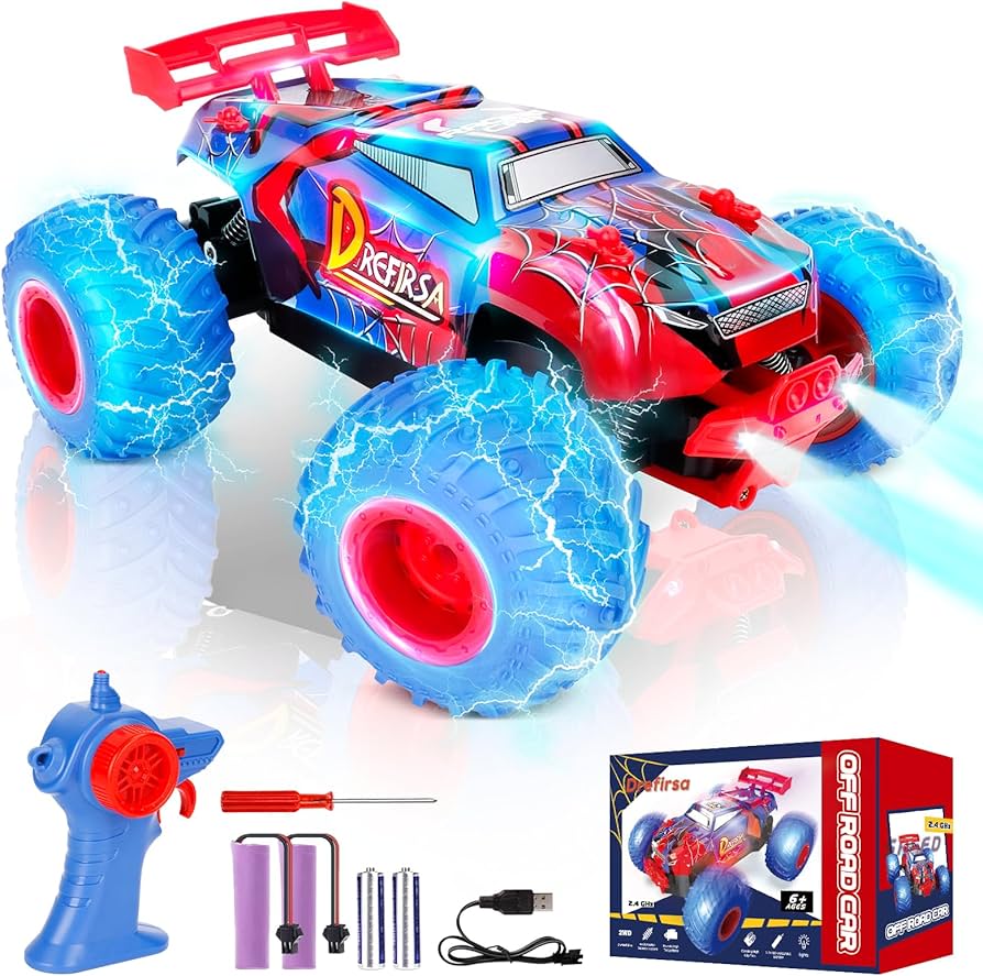Amazon.com: Drefirsa 1:18 Spider Remote Control Car for Boys Age 6