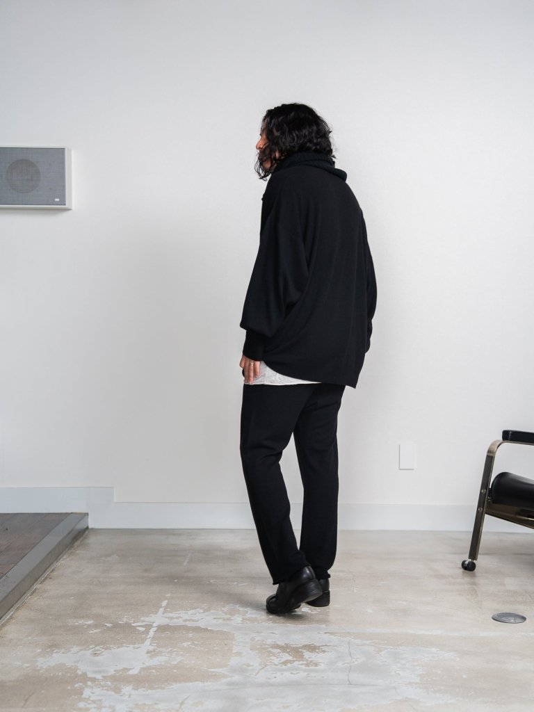 Cashmere Double Wrap Snood【black】 – PRY