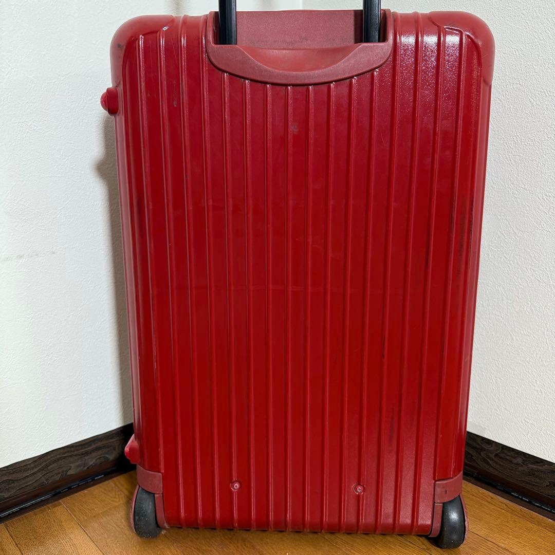 美品 希少 RIMOWA サルサ 63L キャリーケース レッド 855.63 - メルカリ