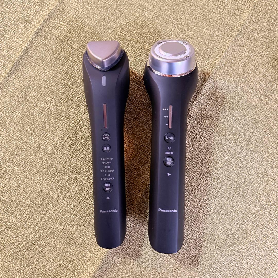 Panasonic 美顔器 2点セット RF 高周波　超音波充電式 正規購入 Panasonic 美顔器 2点セット RF 高周波 超音波充電式 正規購入