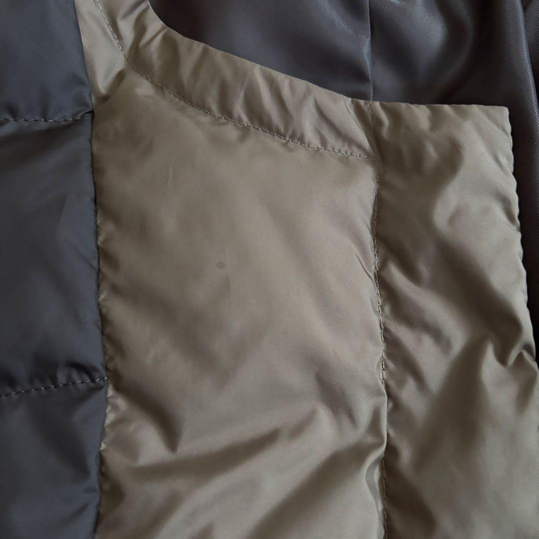 SENSOUNICO センソユニコ ダウンジャケット ノーカラー バイカラー