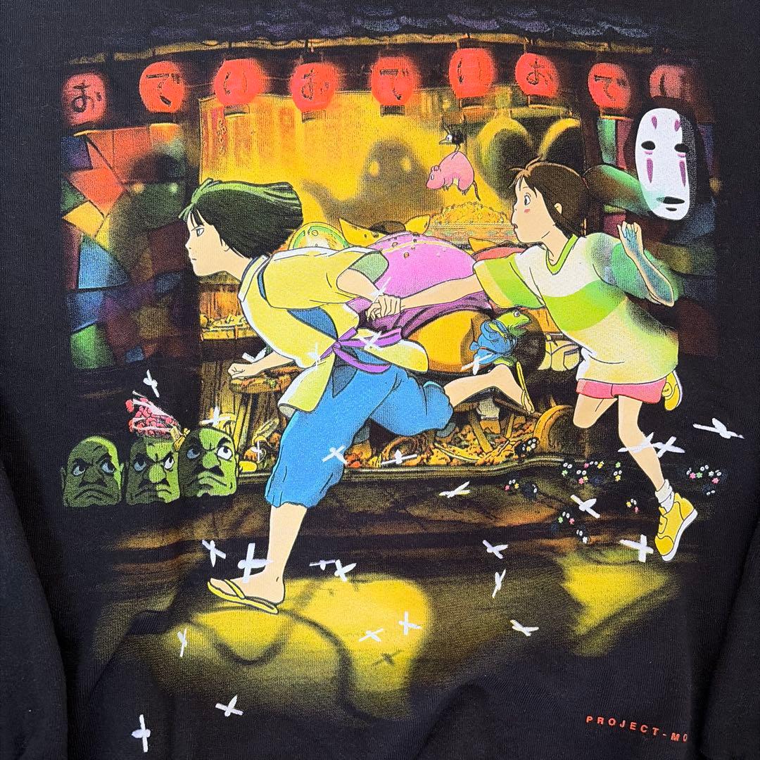 千と千尋の神隠し スタジオジブリ 激レア スウェット アニメT - メルカリ