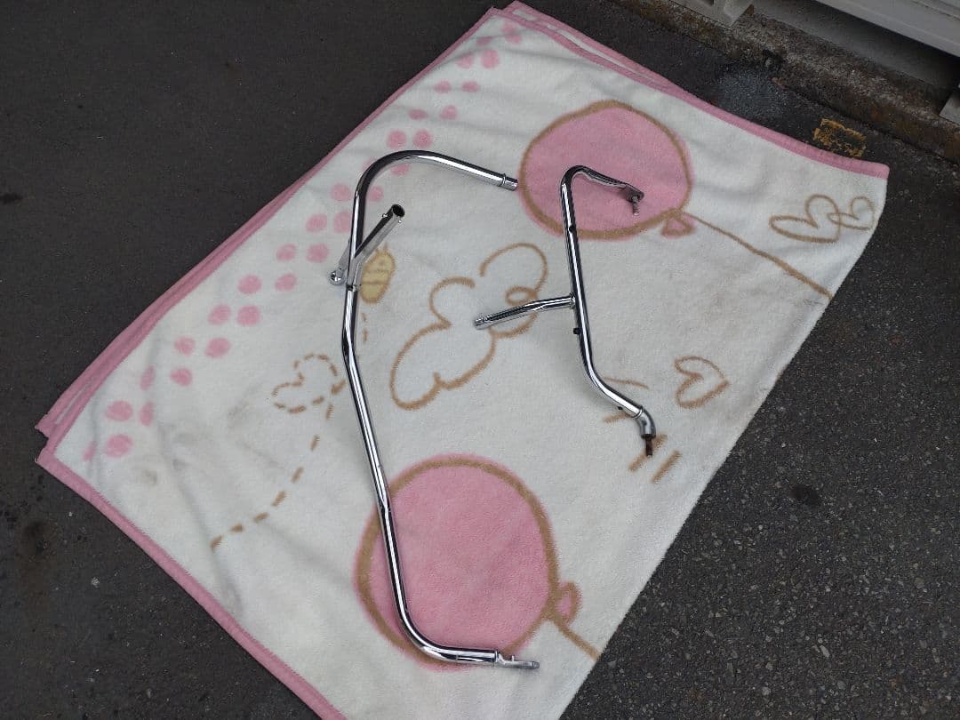 ISUZU07フォワード.07UDコンドル用純正ミラーステー イスズ 07フォワード メッキミラーステー 手動格納ミラー用 左右セット