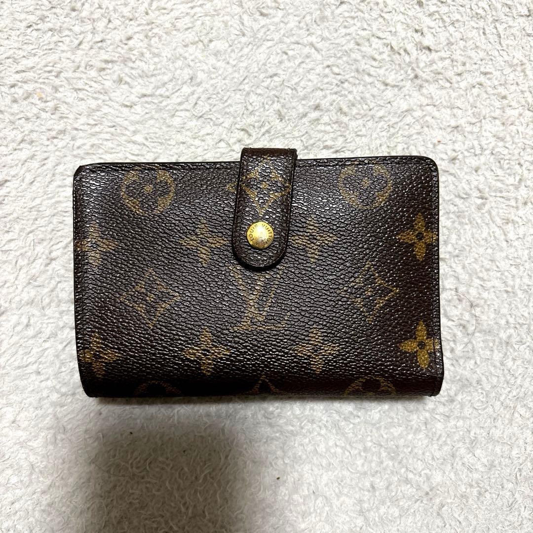 ルイヴィトン ヴィエノワ 二つ折り 財布 モノグラム ポケット8つ