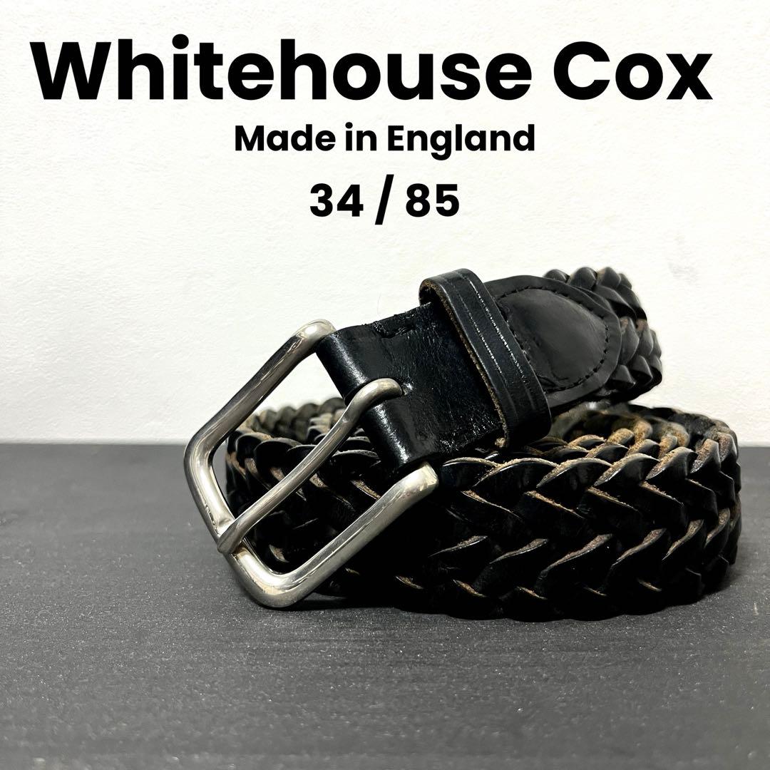 《Whitehouse Cox》Leather Mesh Velt 34