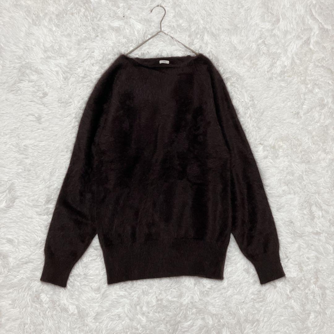美品✨️ IENA フォックスカシミヤ ボートネックプルオーバー ニット IENA（イエナ）の「フォックスカシミヤ ボートネックプルオーバー