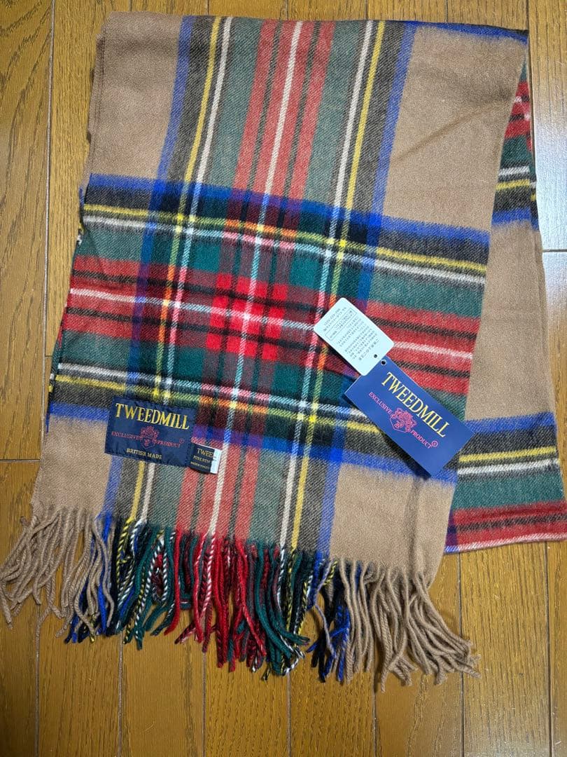 《本日限定お値下げ》TWEEDMILL 大判ピュアウールストール