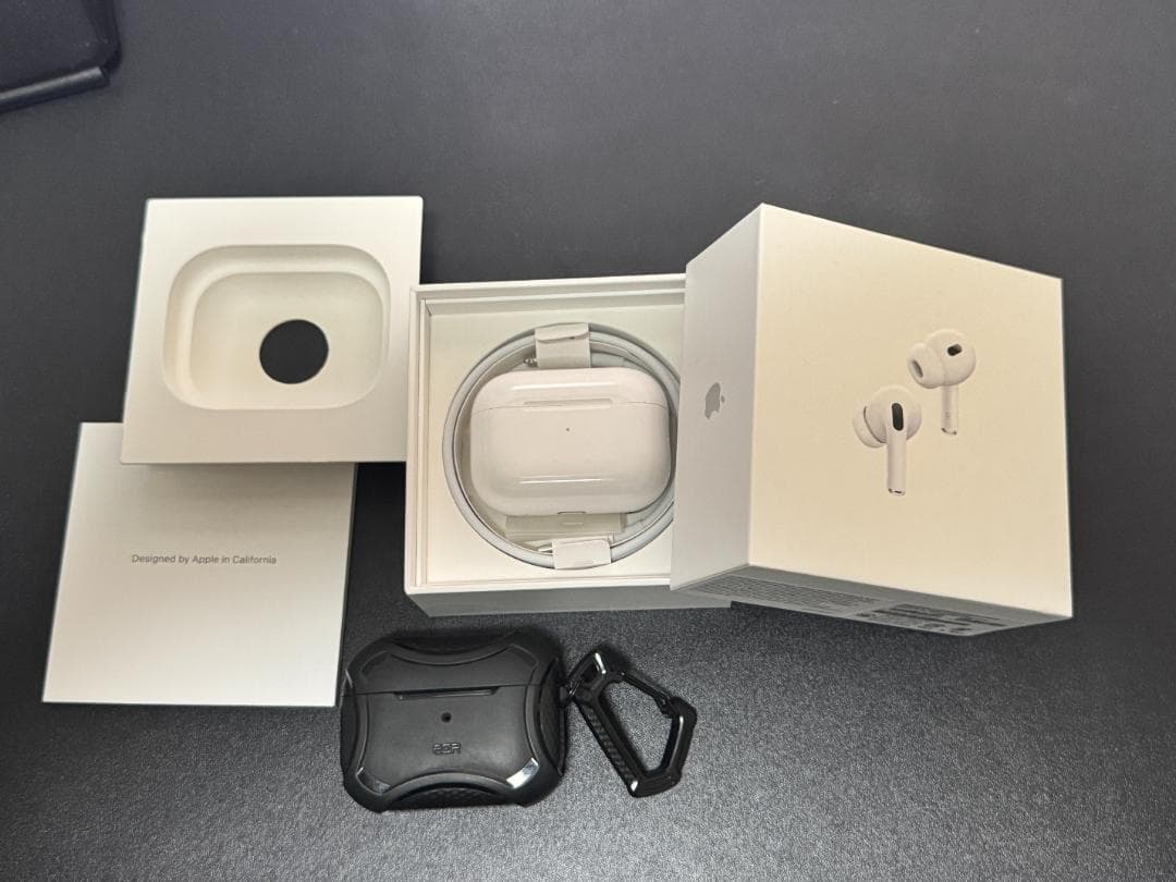 美品 AirPodsPro2 おまけ付き Apple 「訳あり品-外装箱傷あり」新品 AirPods Pro 第2世代 MQD83J/A