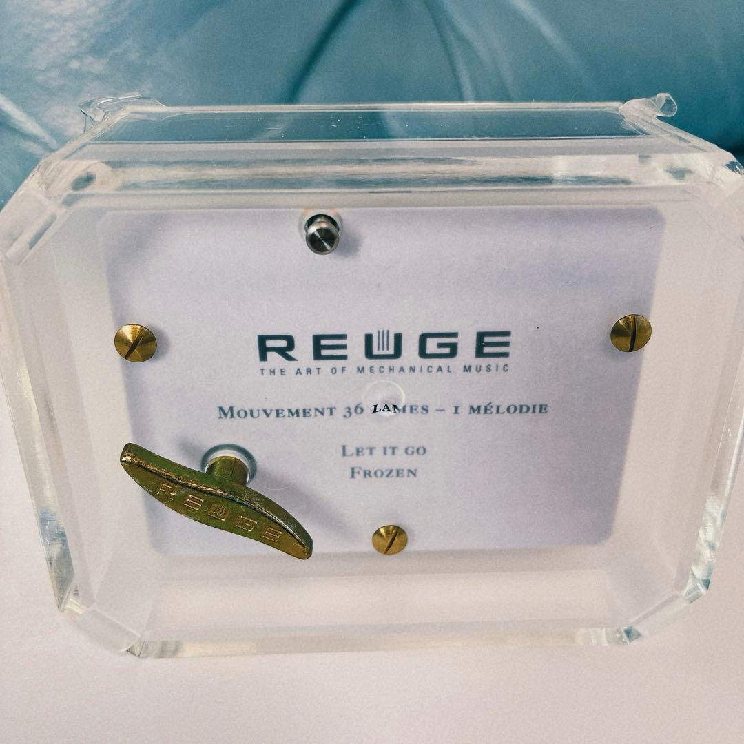 REUGE オルゴール 36弁 アクリルケース Let it go（アナ雪）